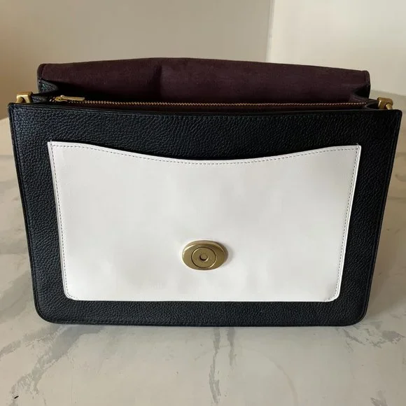 SOLD Coach 1941 Large Tabby Exotic Snakeskin Shoulder Bag w Leather Crossbody - Picture 11 of 16